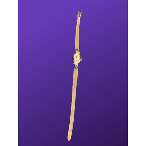 Vintage Benrus Duchess Wristwatch 1203-318 10K Gold Filled Band For Parts - Picture 2 of 10